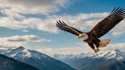 Obraz premium american bald eagle