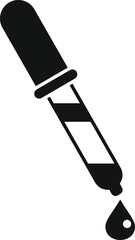 Dropper ink icon simple vector. Cartridge eco colored. Machine gadget
