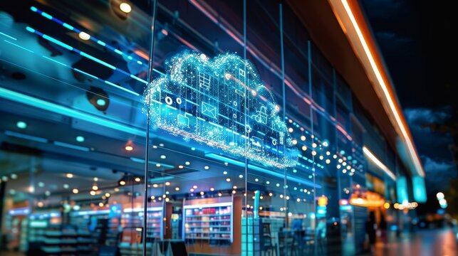 A retail giant integrating cloud computing and cloud services