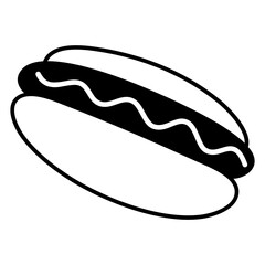 hot dog illustration