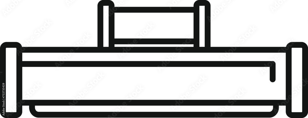Aufkleber gadget ink digital icon outline vector. can design ecology. garbage computing