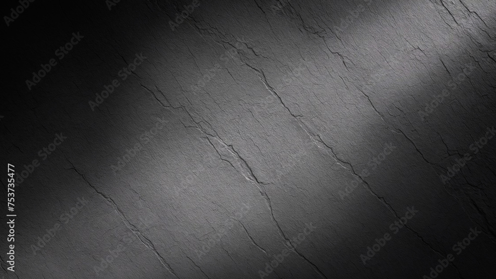 Poster texture of black stone or graphite with gradient. abstract dark background