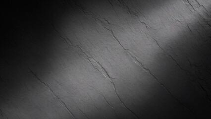 Texture of black stone or graphite with gradient. Abstract dark background - obrazy, fototapety, plakaty
