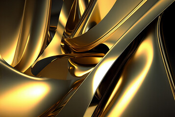 Bright abstract shining gold background.