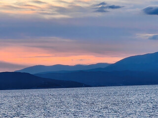 Sunrise over the Aegean Sea