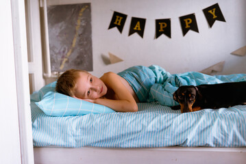  sleeping on bed