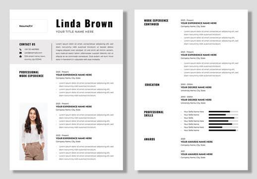 Clean and Professional Resume Layout