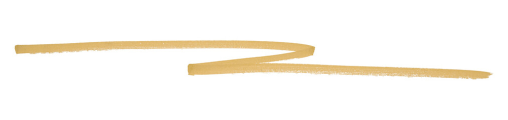 Light brown brush strokes isolated on transparent background.