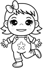 Little Girl Cartoon 