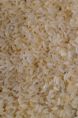 a pile of fresh, high-quality yellow rice