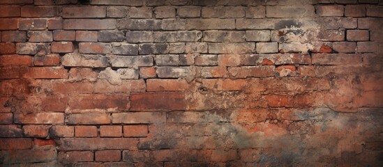 Rugged background with brick wall texture