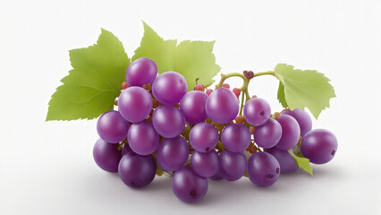 Fototapeta premium Grapes on White Background