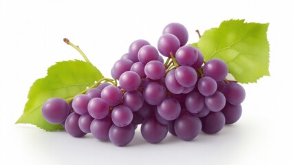 Fototapeta premium Grapes on White Background