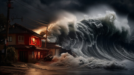 Natural Disaster, Tsunami.