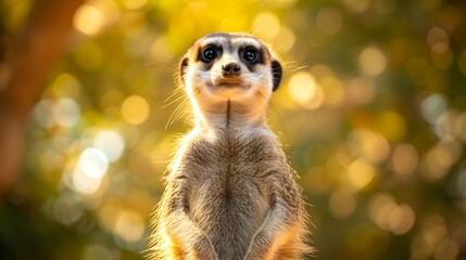 a cinematic and Dramatic portrait image for meerkat