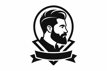 barbar logo man's on white background