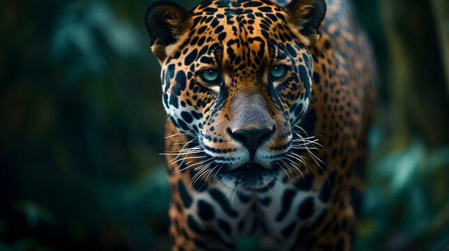 a cinematic and Dramatic portrait image for jaguar