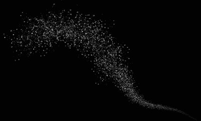 silver glitter shiny wave curve light effect Background