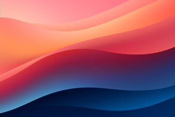 Peach Sorbet to Midnight Blue abstract fluid gradient design, curved wave in motion background for banner, wallpaper, poster, template, flier and cover