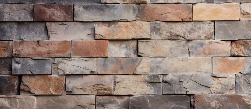 Abstract Stone Wall Texture Background