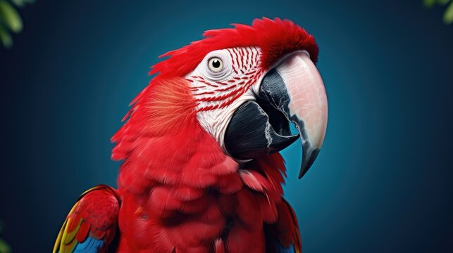 A parrot that imitates famous personalities and entertains the public
