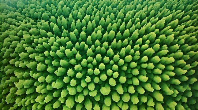 Aerial top view green forest with earth, Green planet in your hands, Save Earth, Texture of forest view from above ecosystem and healthy environment