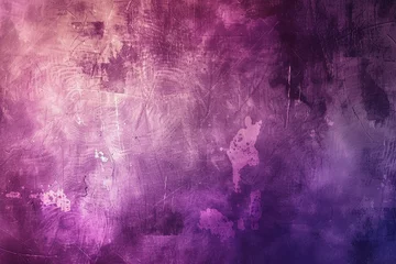 Fotobehang An old grunge violet background, with its rough edges and imperfections, creates a sense of rawness and authenticity. Pink and purple texture. Toned rough concrete surface. texture cement toned © Jullia