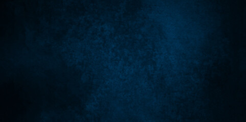 Obraz na płótnie Canvas Grunge abstract Elegant dark solid blue background with elegant border and used for blue wall , a versatile backdrop for website banners, social media posts. Abstract rough blue grunge backdrop.