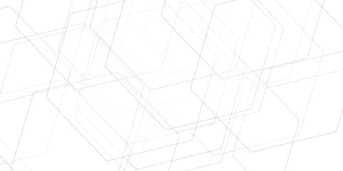 Abstract minimal geometric white and gray light background design. white transparent material in triangle diamond and squares shapes in random geometric pattern.