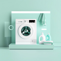 Laundry. Washer