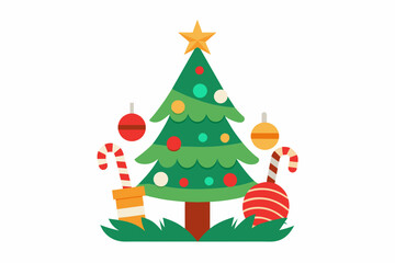 merry christmas vector svg on white background
