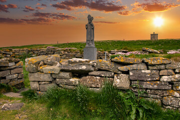 Downpatrick head, Mayo, Ireland. June 2023
