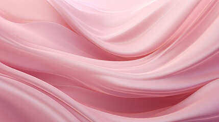 Obraz premium Soft Millennial Pink Flowing Lines Background Ai Generative
