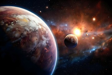 Stunning View of Planets in a Distant Solar System