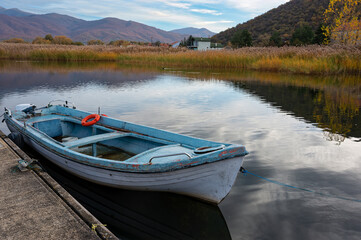 Fototapeta na wymiar Prespes lakes, Greece