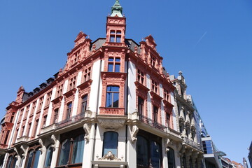 Geschäftshäuser Gründerzeit Petersstraße und Peterskirchhof in Leipzig