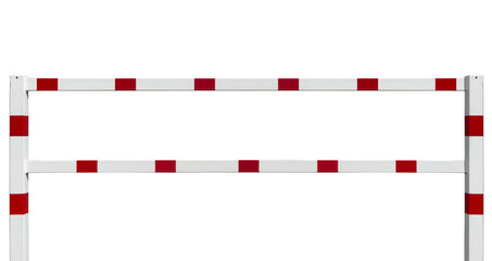 Umlaufsperre für die Rad- und Gehwege, freigestellt als PNG-Datei