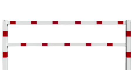 Umlaufsperre für die Rad- und Gehwege, freigestellt als PNG-Datei