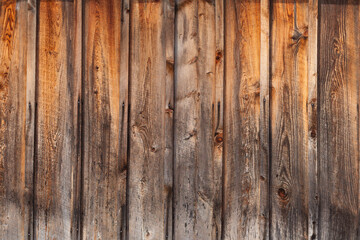 Naklejka premium Old wooden wall of burn copy space background textured design