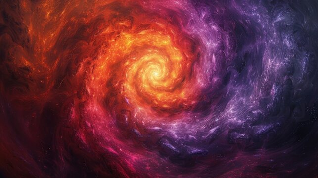 an image of a very colorful swirl in the middle of a picture of a red, purple, and yellow swirl.