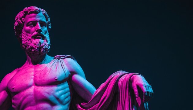 Greek stoic statue