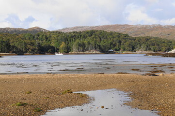 View from Castle Tioram (aka Dorlin Castle), Eilean Tioram, Loch Moidaret, Lochaber, Scotland