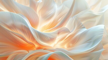 Obraz premium Flowing Serenity: Yucca's fluid form flows with serene elegance, like gentle waves of calm.