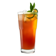 An Isolated Finnish Long Drink Cocktail Drink, Transparent Background, PNG