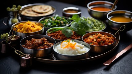 Some chinese dishes on a plate in the style of chinese new year