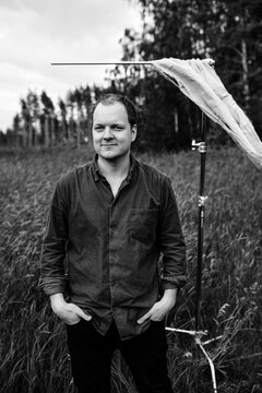 Average caucasian finnish white man portrait