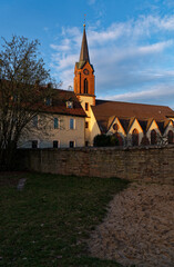 Kirche St. Johannes der Täufer in Euerdorf, Landkreis Bad Kissingen, Unterfranken, Bayern,...