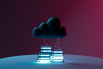 data storage concept.