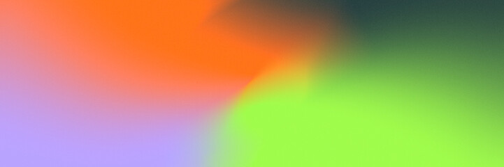 Orange green black purple rough abstract retro vibe background template, shine bright light and glow, noise grainy grungy empty space, spray texture color gradient