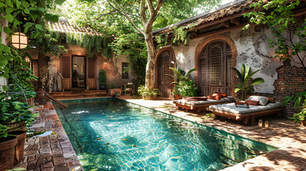 Secluded Luxury, Private Pool in Lush Garden, Serene Getaway in Tropical Paradise